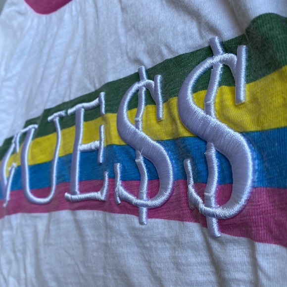 Multi color crop top size M - Picture 4 of 4